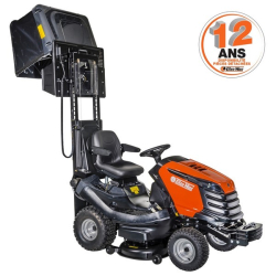 Tondeuse autoportée éjection AR / mulching Oleo-Mac OM106/24KH High Dump - coupe 106 cm