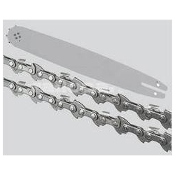 Lot guide et chaines tronçonneuse Dolmar 33 cm 25 058