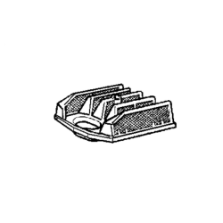 Filtre à air tronçonneuse Oleo-Mac 956, 962, 965HD, 971, 980
