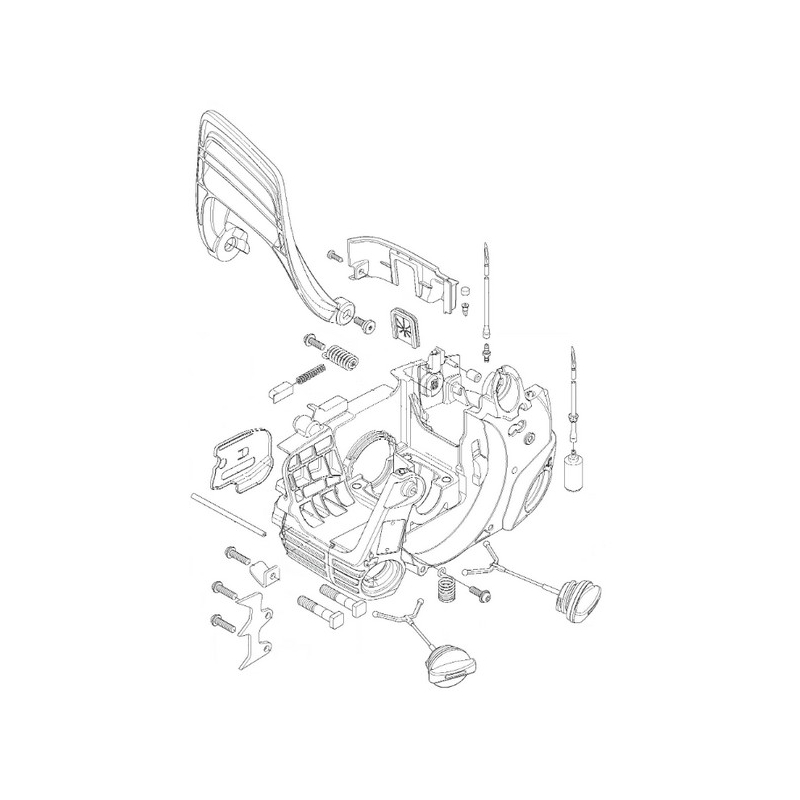 Réservoir d'huile et essence tronçonneuse Husqvarna