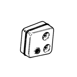 Pot d'échappement tronçonneuse Oleo-Mac 935 DX, 935 X