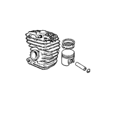 Cylindre piston tronçonneuse Oleo-Mac 941