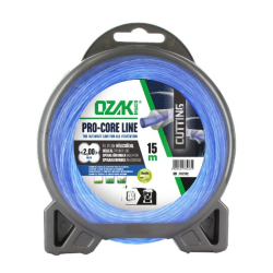 Fil nylon bi-matière débroussailleuse Pro-Core Line Ozaki 2 mm