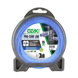 Fil nylon bi-matière débroussailleuse Pro-Core Line Ozaki 2,40mm