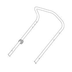 Guidon supérieur jaune tondeuse à batterie COLLECTOR / COMBI Stiga