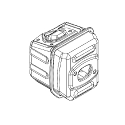 Pot d'échappement tronçonneuse Echo CS4510ES / Shindaiwa 451S