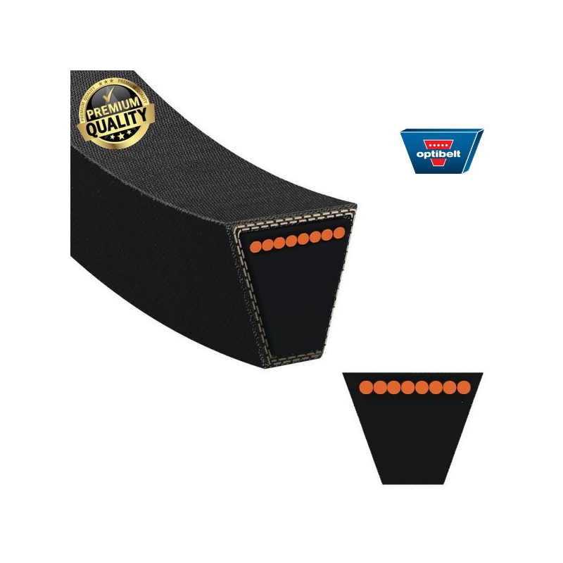 Courroie lisse trapézoïdale Optibelt 5L690