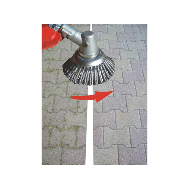 Brosse débroussailleuse universelle diamètre 200mm alésage 20 ou 25.4mm