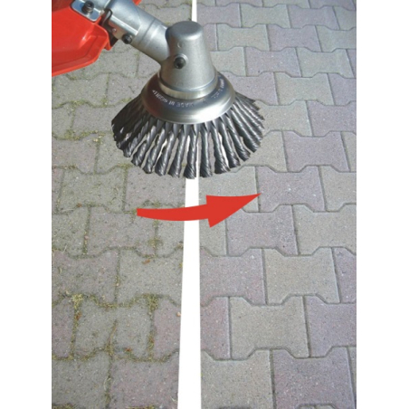 Brosse débroussailleuse universelle diamètre 200mm alésage 20 ou 25.4mm