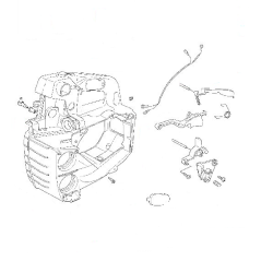 Carter moteur tronçonneuse Jonsered CS2135T, CS2139T