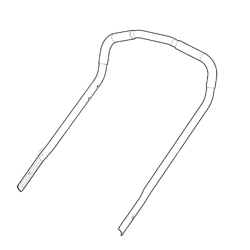 Guidon supérieur jaune + grip tondeuse à batterie Stiga