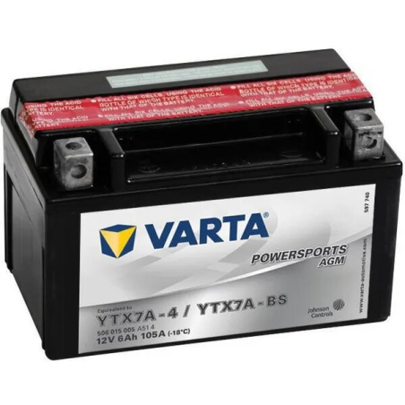 Batterie tracteur tondeuse 12V - 6Ah FTX7ABS