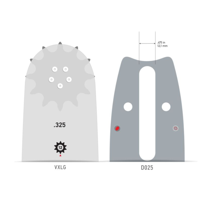 Guide chaîne tronçonneuse Oregon 50 cm 325 063 81 dents - 203VXLGD025