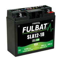 Batterie tracteur tondeuse Fulbat 12V 18Ah SLA12-18 - NH1218, NH1220