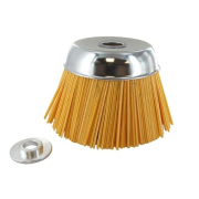 Brosse de désherbage universelle débrousailleuse, Tête brosse conique à brins nylon