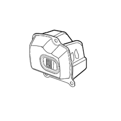 Pot d'échappement tronçonneuse Oleo-Mac GS370, GS410C, GS410CX