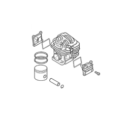 Cylindre piston tronçonneuse Oleo-Mac 947