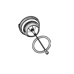 Bouchon d'huile tronçonneuse Oleo-Mac GST250, GST360 - 50290224R