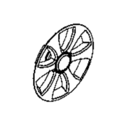 Enjoliveur de roue arrière tondeuse à batterie Murray IQ18WM37