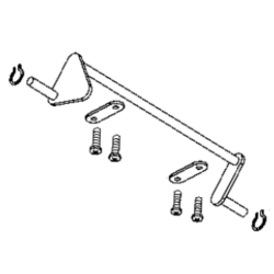 Axe de liaison arrière 44cm tondeuse à batterie Murray IQ18WM44