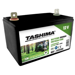 Batterie tracteur tondeuse Tashima Sodium-Ion 12V - 25 Ampères