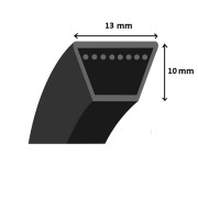 Courroie De Lames Pour Tracteur Tondeuse BestGreen – Référence 960610106, Longueur 2847 Mm, Qualité Supérieure