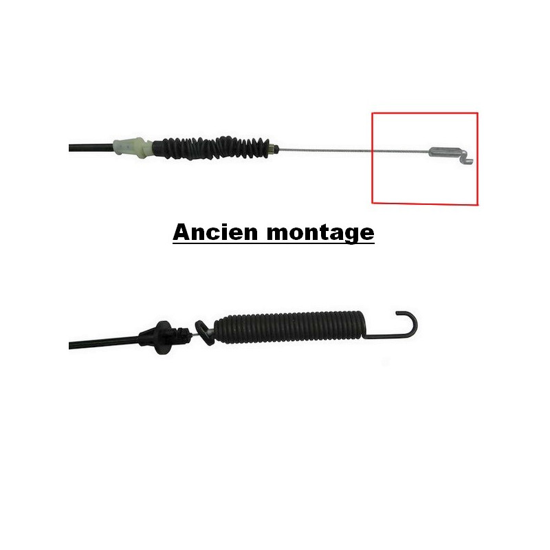 Cable d'embrayage de tracteur tondeuse MTD