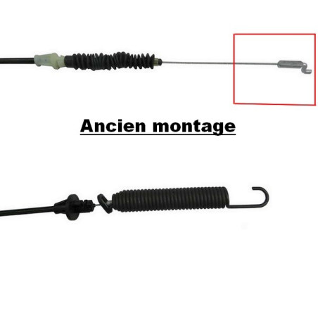 Cable d'embrayage de tracteur tondeuse MTD