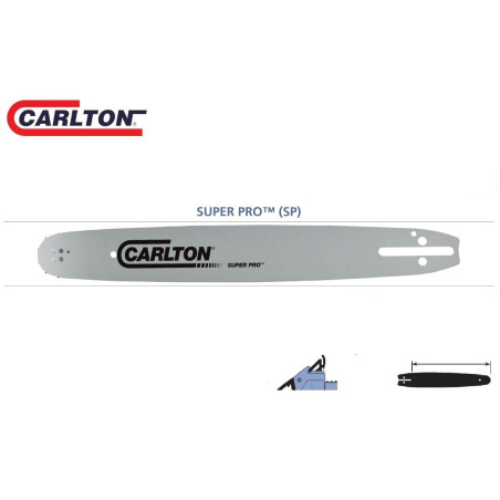 Guide chaîne tronçonneuse Carlton 3/8 058