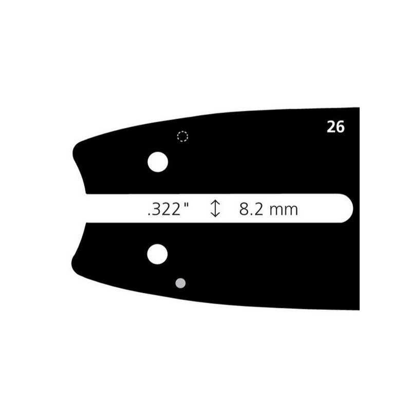 Guide tronçonneuse Stihl 45 cm 325 063 68 dents
