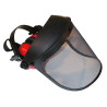 Visiere protection grillagée + oreillettes anti-bruit Visiere protection grillagée + oreillettes anti-bruit