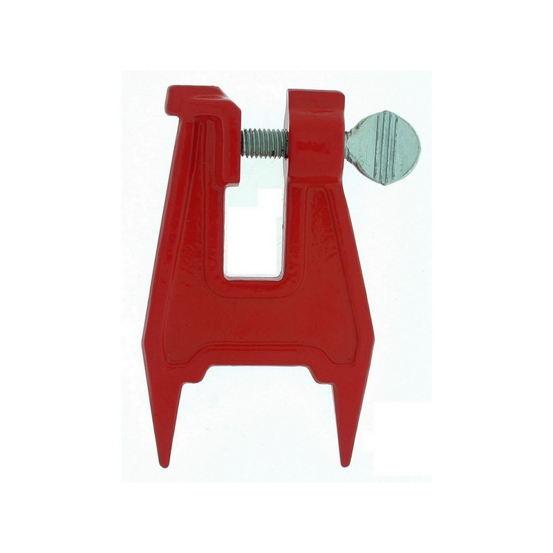 Etau maintien guide chaine tronconneuse