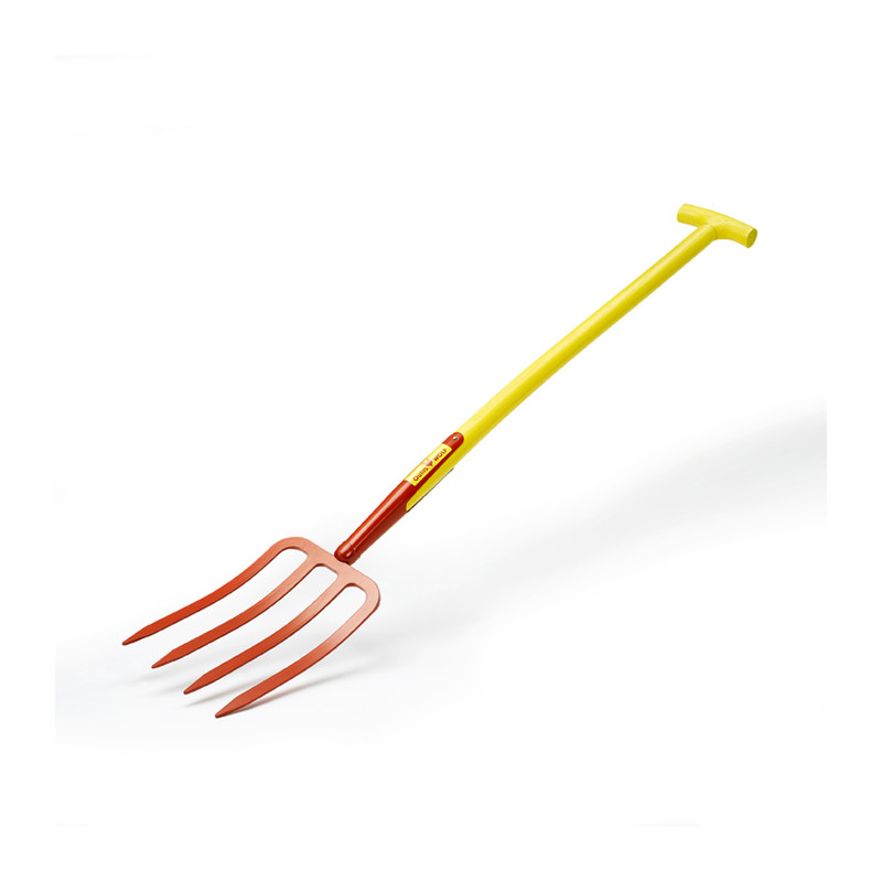 Fourche à bêcher légère avec manche béquille Wolf AXT