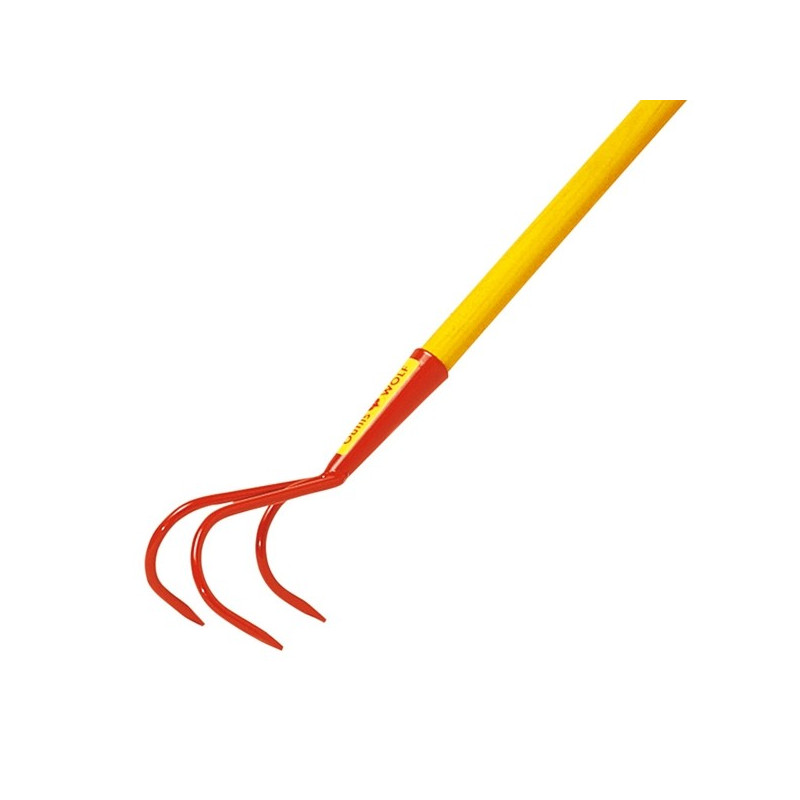 Griffe de jardin 3 dents avec manche Wolf BA130