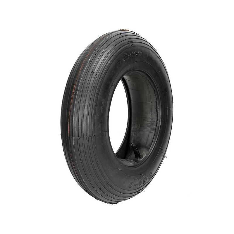 Pneu brouette 350 x 8 livré avec chambre à air