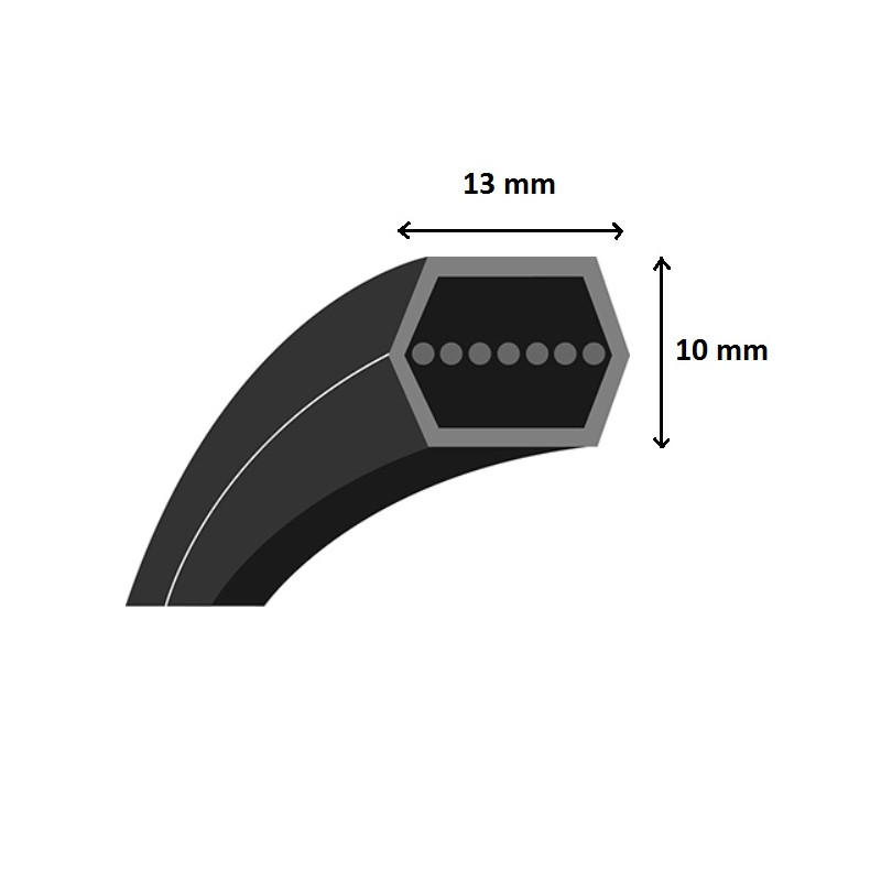 Courroie lame autoportée MTD AA89
