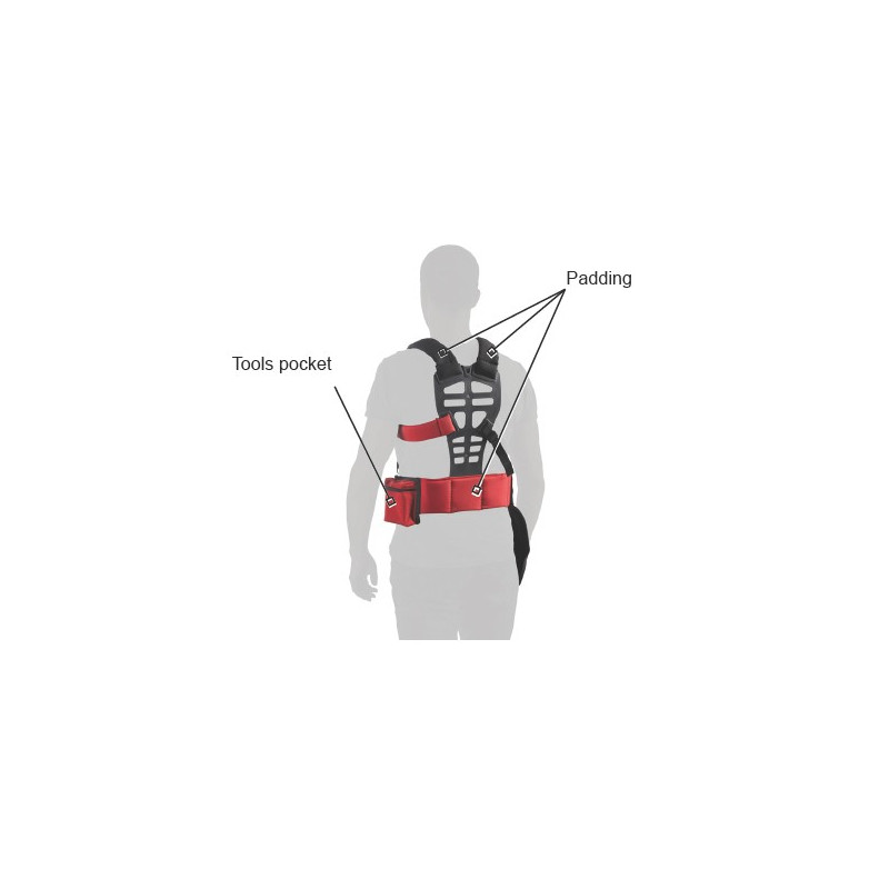 Harnais débroussailleuse Tracolla-pro Tecomec