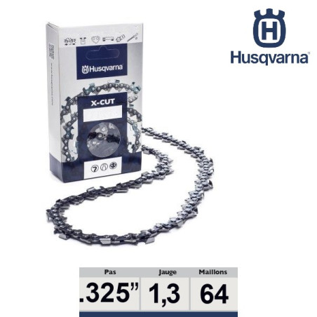 Chaîne tronçonneuse Husqvarna 325 050 64 dents