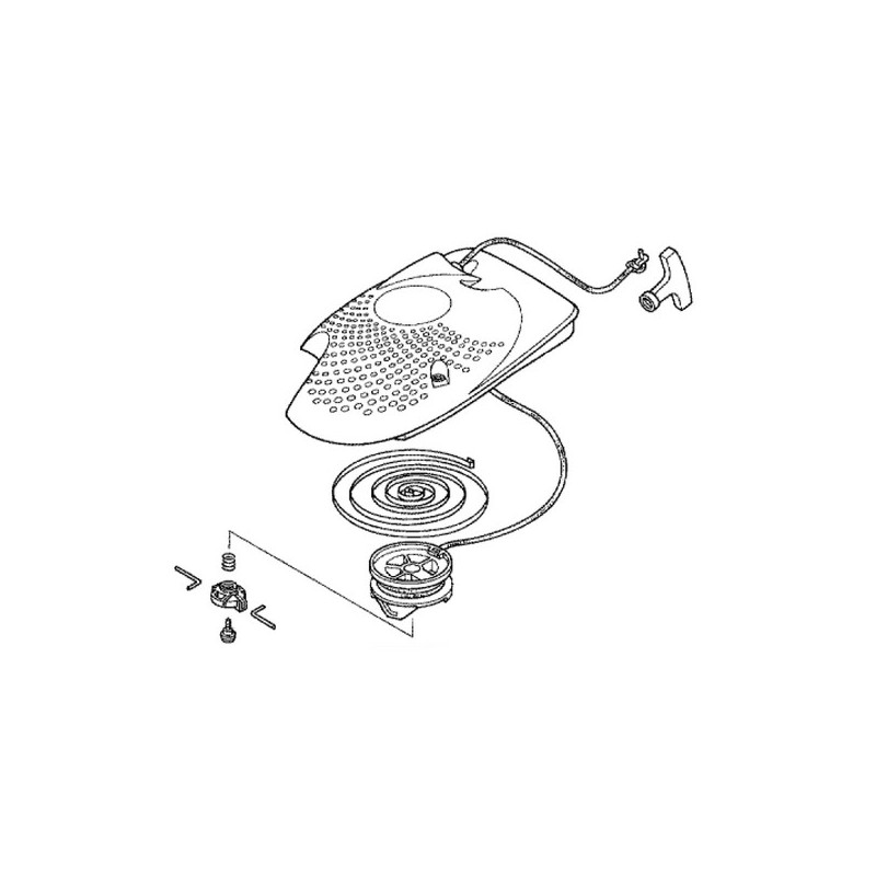 Lanceur moteur motoculteur Honda