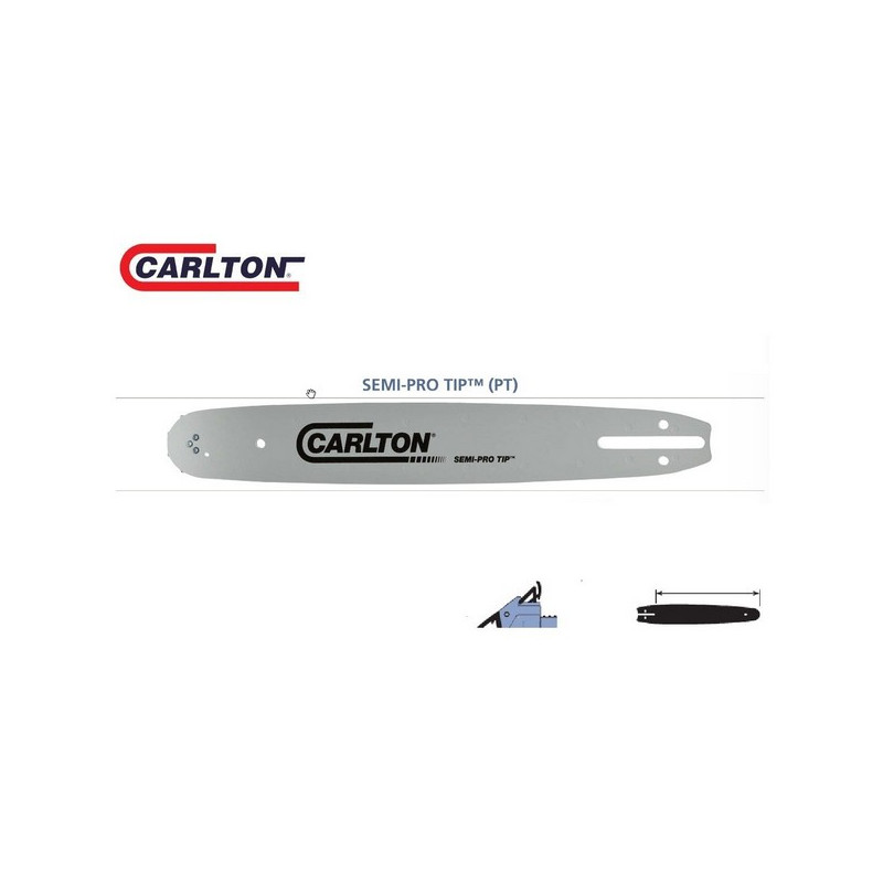 Guide chaîne tronçonneuse Carlton 3/8LP 050