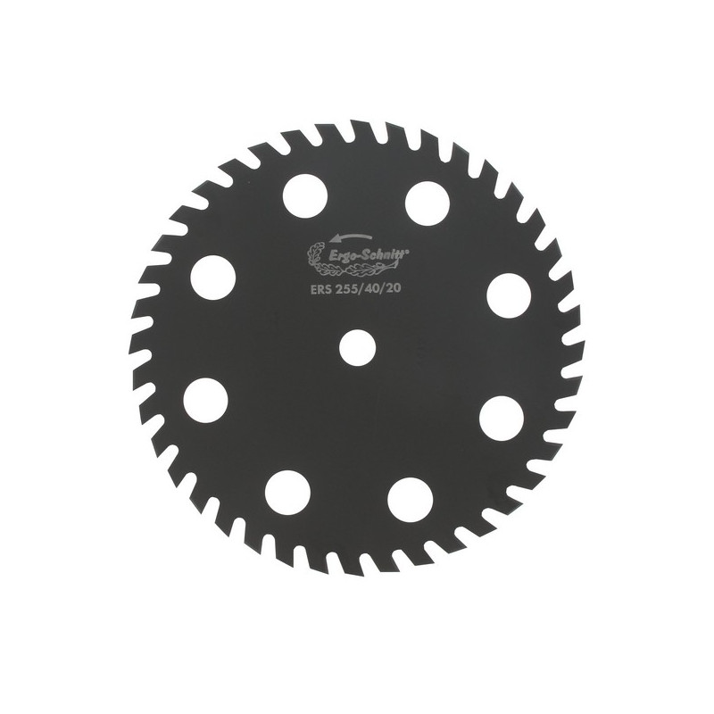 Disque - lame débroussailleuse 255 mm 40 dents