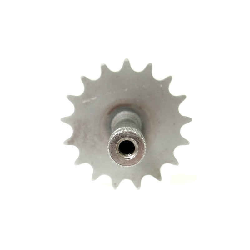 Axe roue arrière avec pignon tondeuse MTD