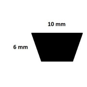 Courroie lisse trapézoïdale Z145