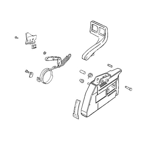 Carter frein chaine tronçonneuse Oleo Mac 981