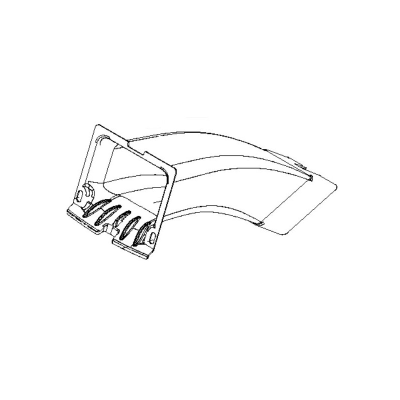Tuyau d'éjection tracteur tondeuse Mc Culloch éjection arrière Tuyau d'éjection tracteur tondeuse Mc Culloch éjection arrière