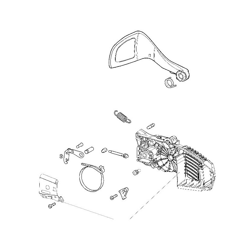 Carter frein de chaine tronçonneuse Efco