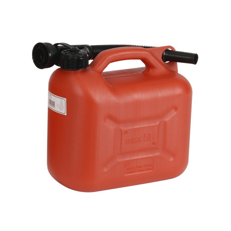 Jerrican carburant plastique 5 litres