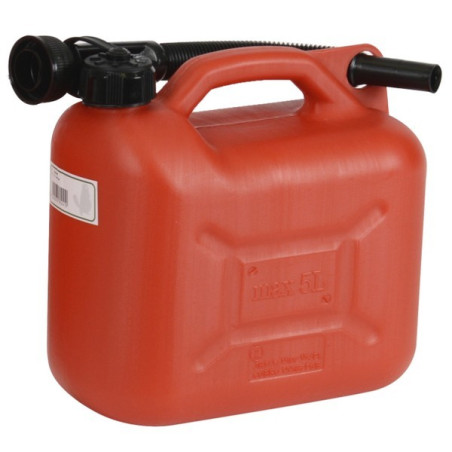 Jerrican carburant plastique 5 litres