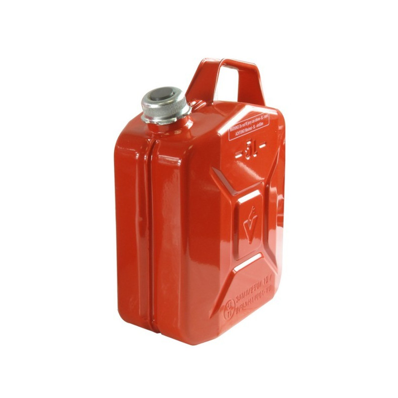 Jerrican métallique 5 litresv rouge