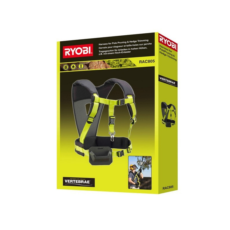 Harnais Vertebrae taille-haies, élagueurs Ryobi